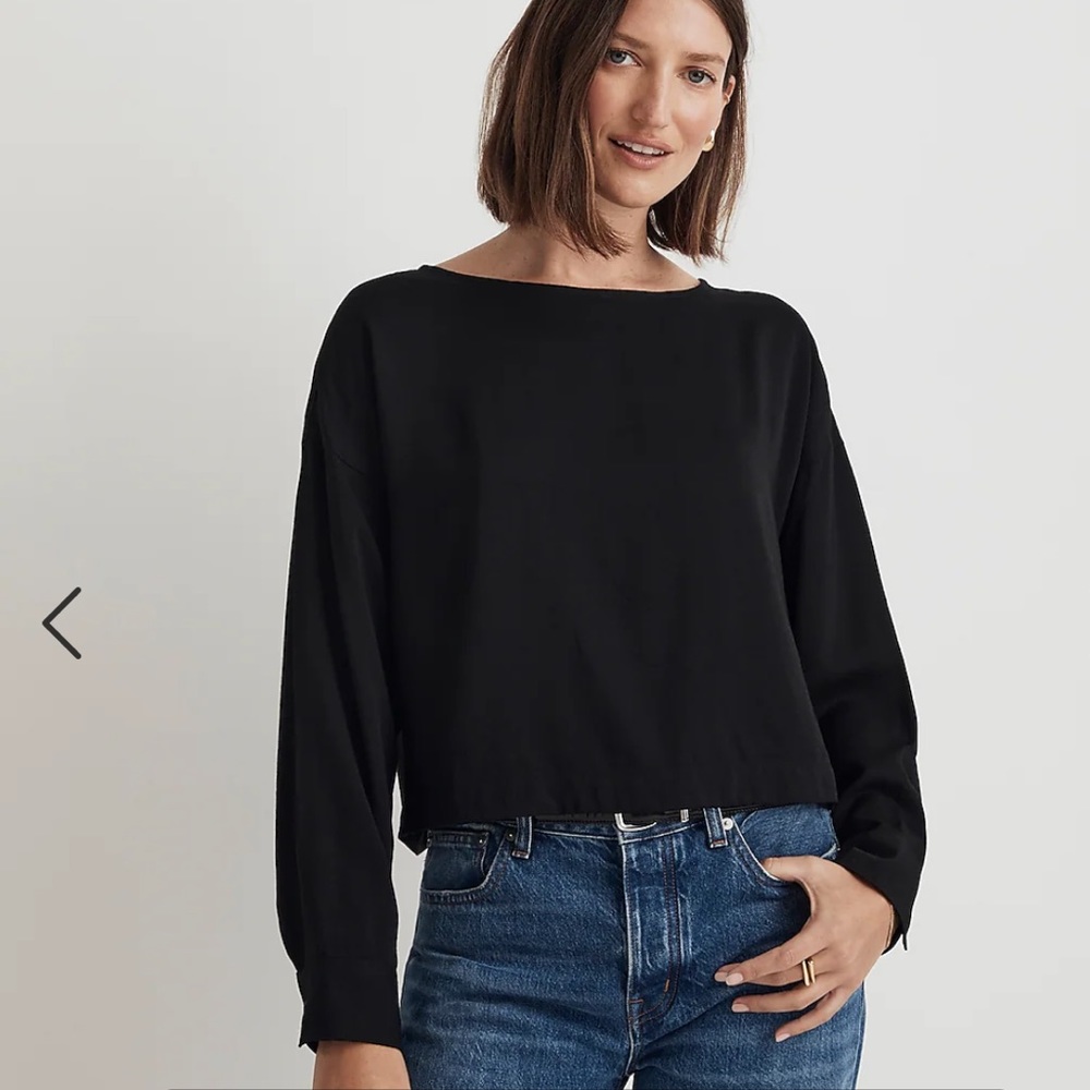 Once-Worn Madewell Relaxed Tulip Back Top